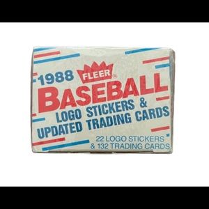 Fleer Baseball 1988 Logo Stickers updated 132 trading cards New Sealed